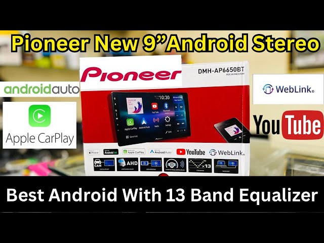 pioneer android car stereo 9" ! 🚘🔊 Pioneer DMH-AP6650 BT ! car stereo review ! best android for car