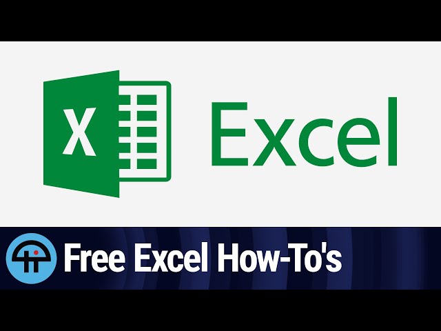 Free Excel Tutorials & How-To's