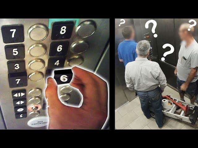 Switching Elevator Buttons Prank