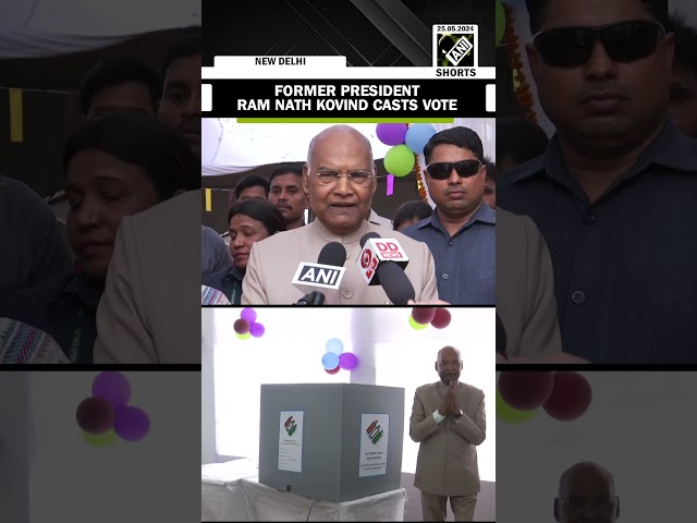 Lok Sabha Elections 2024: Former President Ram Nath Kovind casts vote in Delhi