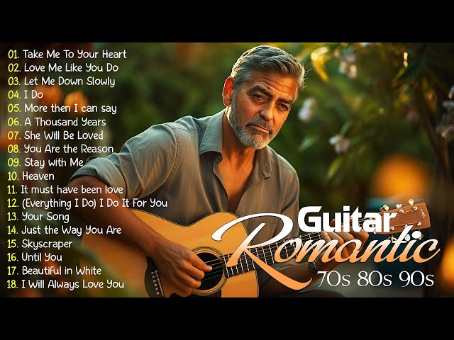 TOP 50 Guitar Love Songs 💖 The Best Relaxing Lyrical Music - Instrumental Guitar Music 2024