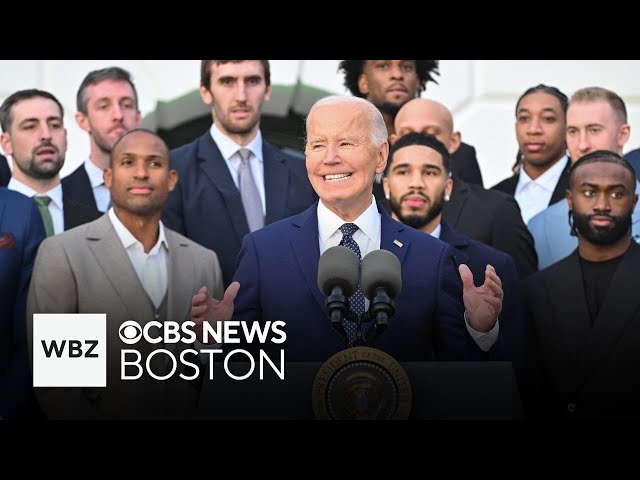 NBA Champion Boston Celtics honored by President Joe Biden at White House