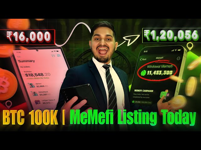 MemeFi Withdraw NOW Bank | Major Airdrop Allocation | Bitcoin Bull Run Big Pump $100k