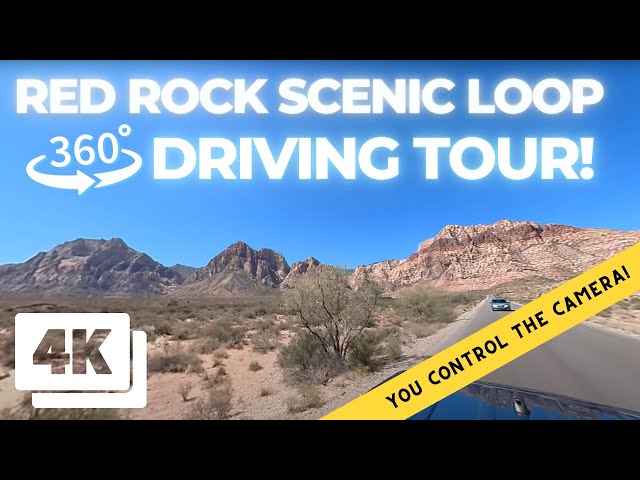 360° Red Rock Scenic Loop! | LAS VEGAS Driving Tour, 4k