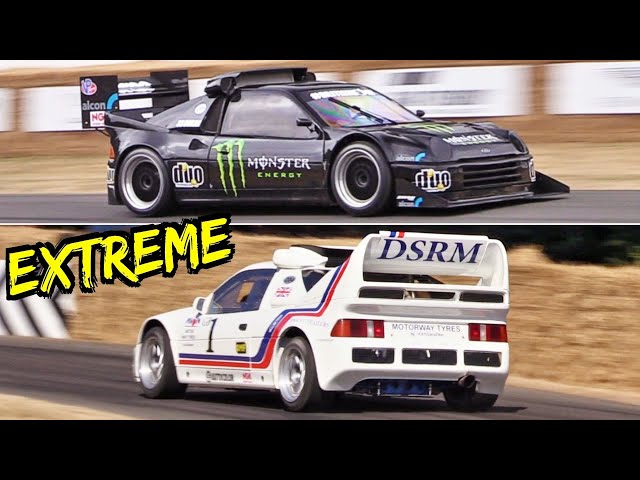 Ford RS200 Evolution Extreme Monsters - 750Hp Group B RallyCross & 900Hp Pikes Peak at Goodwood FOS