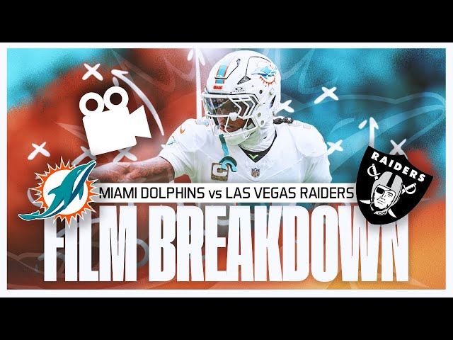 Miami Dolphins Vs Raiders Film Breakdown! | Offense Went Off!