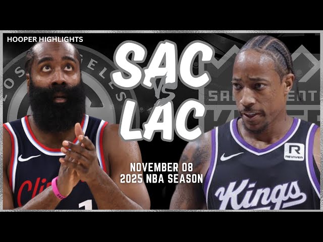 LA Clippers vs Sacramento Kings Full Game Highlights | Nov 8 | 2025 NBA Season