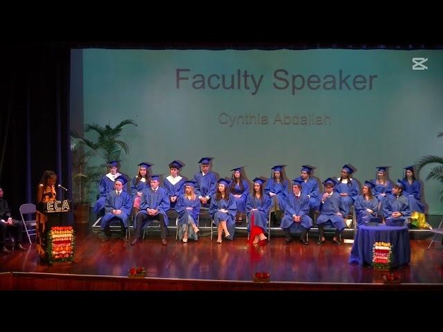 The Essence of Time: Cynthia Abdallah’s Inspiring Speech at ECA’s Graduation 2024