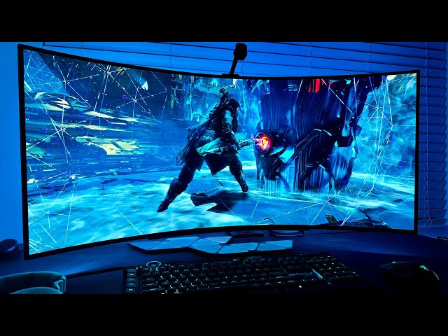 Horizon Zero Dawn STUNNING HDR Gameplay on a 45" LG UltraWide OLED | BEST Gaming Monitor