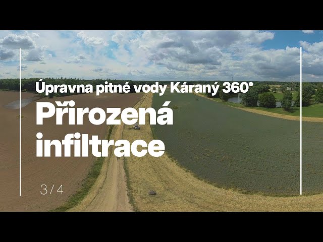 ÚPRAVNA PITNÉ VODY KÁRANÝ 360° | 3. Přirozená infiltrace