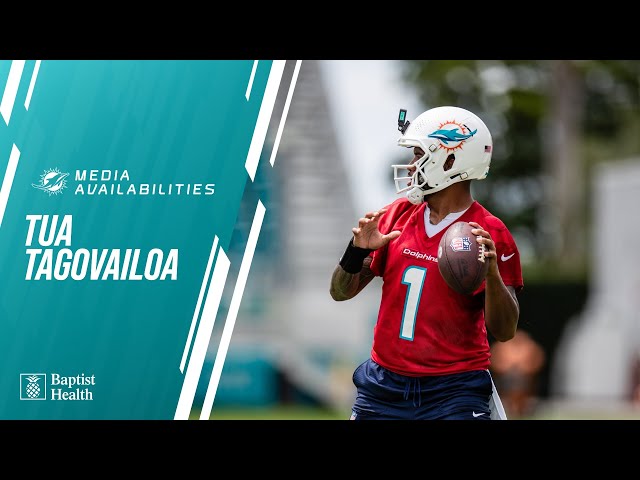 QB Tua Tagovailoa meets with the media | Miami Dolphins