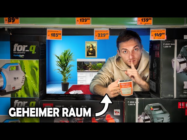 Wir bauen GEHEIME RÄUME in den HORNBACH