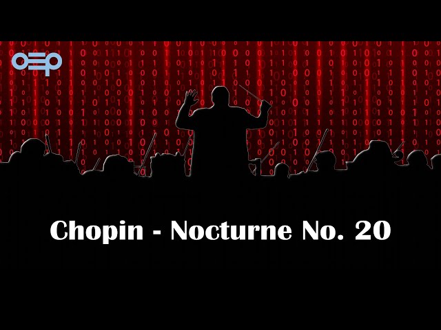 Chopin - Nocturne No. 20 | Piano & Orchestra | MIDI Visualizer