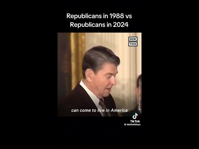 Reagan GOP versus MAGA GOP