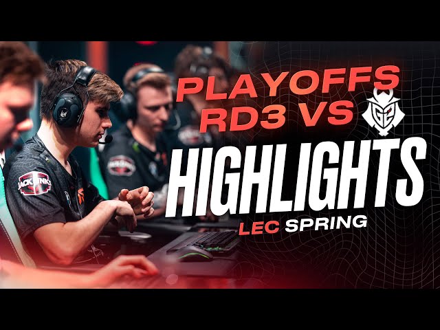 "We go through this as ONE" | LEC Highlights Spring 2022 Playoffs RD3