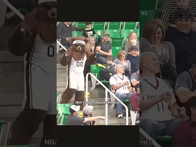 NBA funniest mascots moments😂 #funny #memes #nba #basketball #mascotas #viral