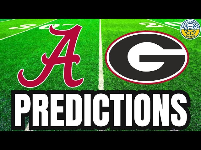 Alabama vs. Georgia PREDICTIONS | 2024 College Football Predictions