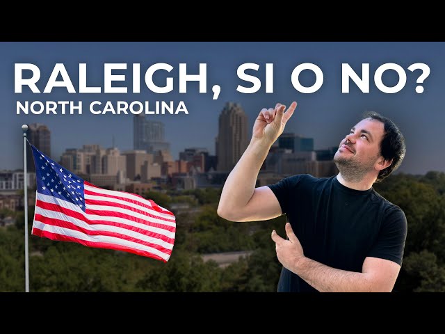 La MEJOR ciudad para VIVIR en Estados Unidos en 2024? Como es vivir en Raleigh, Carolina del Norte?