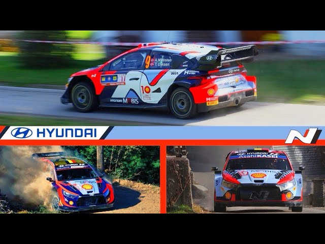 Hyundai i20N WRC Rally1 Hybrid | PURE SOUNDS & FLAT OUT ACTION! [HD]