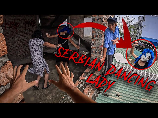 SERBIAN DANCING LADY REAL LIFE ESCAPE 24.0 | Horror Parkour Pov Short | Bubbles 3Run