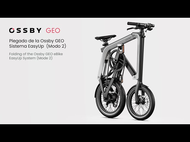 Cómo plegar la Ossby GEO (Modo 2) | How to fold the Ossby GEO ebike (method 2)