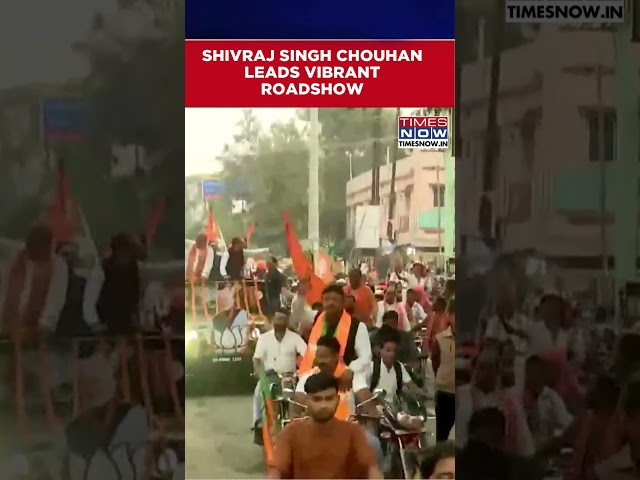 Union Minister Shivraj Singh Chouhan Leads Vibrant Roadshow in Bokaro, Jharkhand #shorts