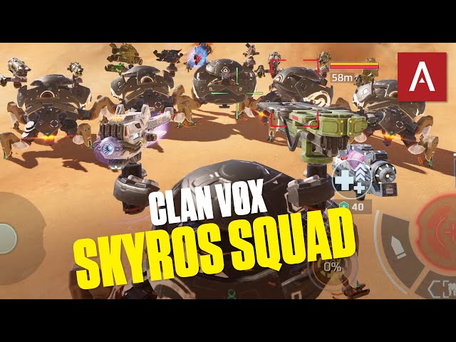 🔴 War Robots SKYROS SQUAD with Clan VØX Live Stream Gameplay