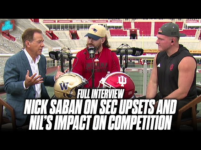 Nick Saban On Why The SEC Is Having So Many Upsets & More | Pat McAfee Show