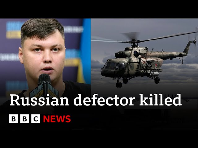 Russian helicopter pilot who defected to Ukraine “shot dead in Spain” | BBC News