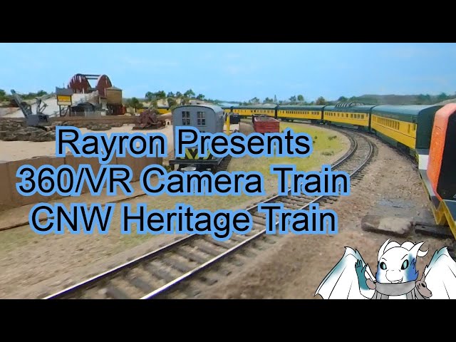 The 360/VR Camera Train: The Chicago North Western Heritage Train