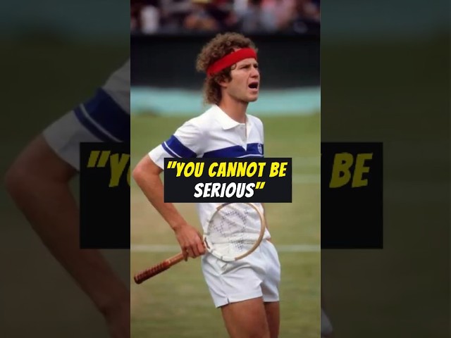 "You cannot be serious"John McEnroe - American Tennis Player | Angry Moments - Bjorn Borg 1981