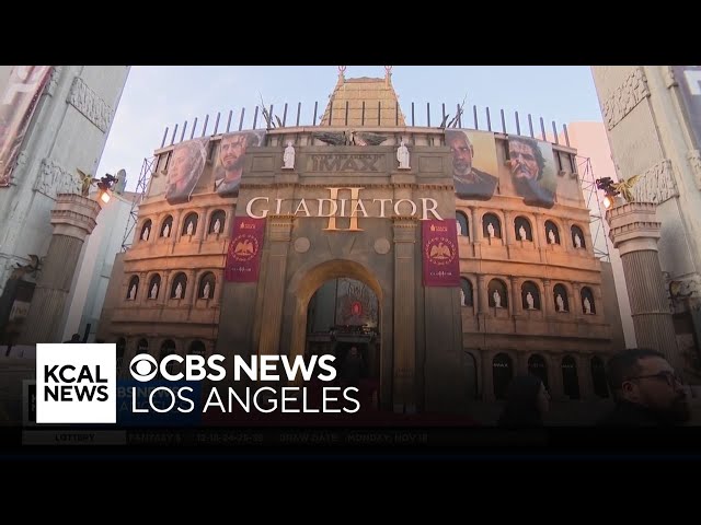 Stars hit the red carpet for debut of "Gladiator II" at TCL Chinese Theatre in Hollywood