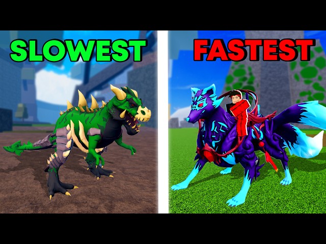 Blox Fruits, Ranking All Fruits Slowest To Fastest!