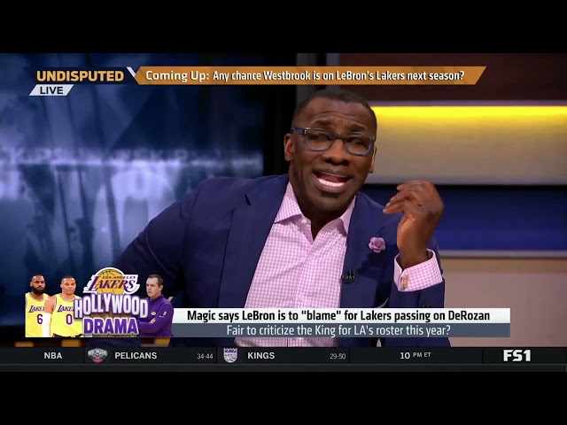 Undisputed Skip reacts to Magic blaming LeBron on DeRozan not signing with the Lakers