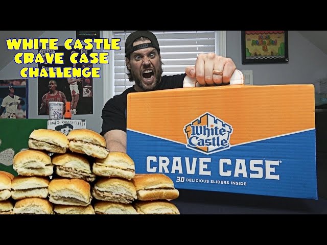 White Castle Crave Case Challenge (30 Burgers- 5,200 Calories) | L.A. BEAST