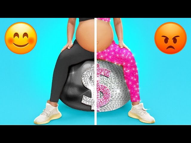 GOOD Pregnant vs BAD Pregnant Funny Situations!