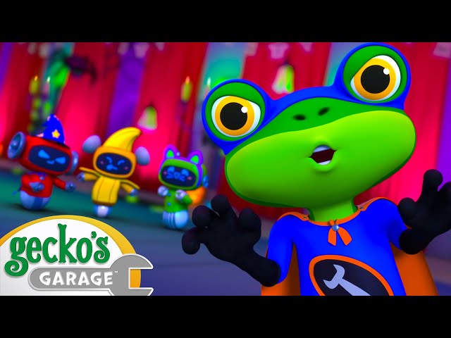 The HALLOWEEN Sing Along | Gecko's Garage Songs｜Kids Songs｜Trucks for Kids