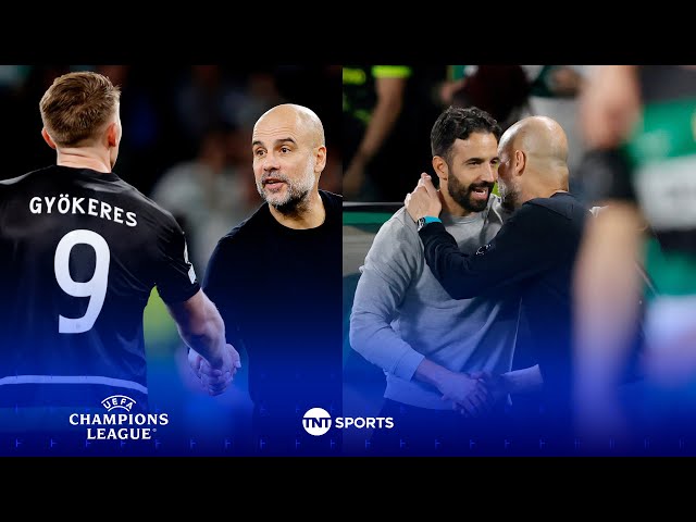 Pep Guardiola vows to 'fight' as Ruben Amorim & Viktor Gyökeres STUN Man City 🔥 #UCL