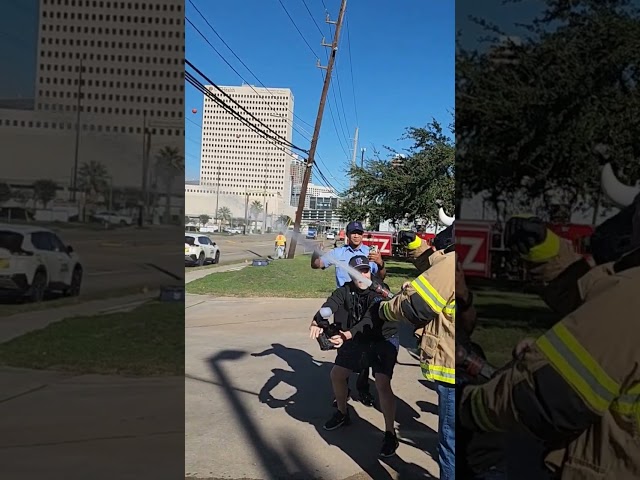 Water: Texans Owner Cal McNair Pitches in at Fire Station 33