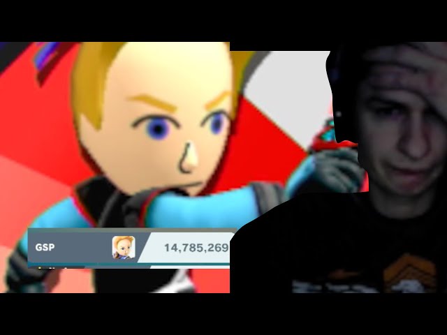 This is Mii Swordfighter at 14,785,269 GSP (Super Smash Bros Ultimate)