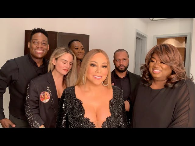 Mariah Carey - "Everything Fades Away" - Backstage Rehearsals (with JoJo)