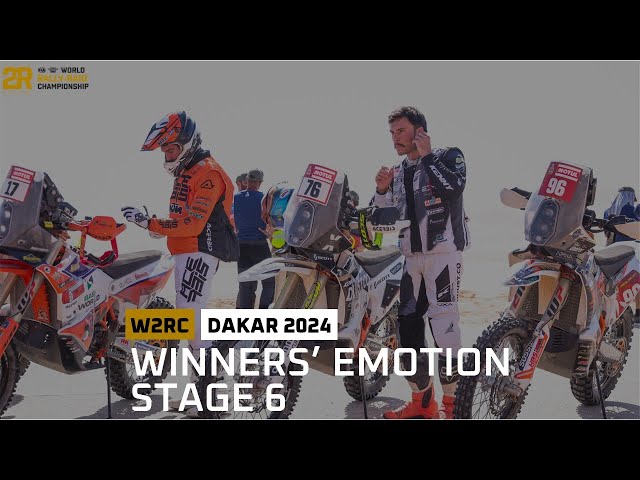 Winners Emotion - Stage 6 - #Dakar2024 - #W2RC