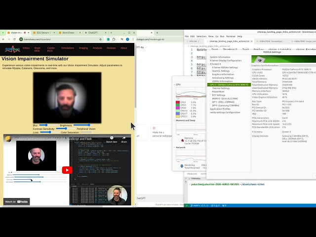 VisionSim Tool: Real-Time Vision Impairment Simulator Performance Testing