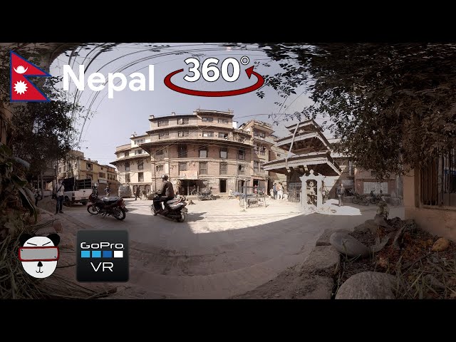 🌍 360° Temple Square | Patan, Nepal 🇳🇵【GoPro VR Travel | 360 Video】