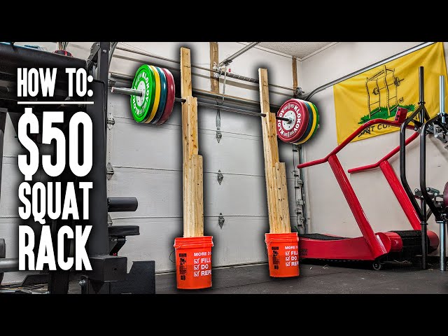 How To: DIY Squat Rack & Bench Press Rack for $50