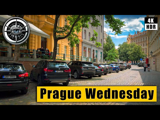 Prague Wednesday Walking Tour of Old Town 🇨🇿 Czech Republic 4k HDR ASMR