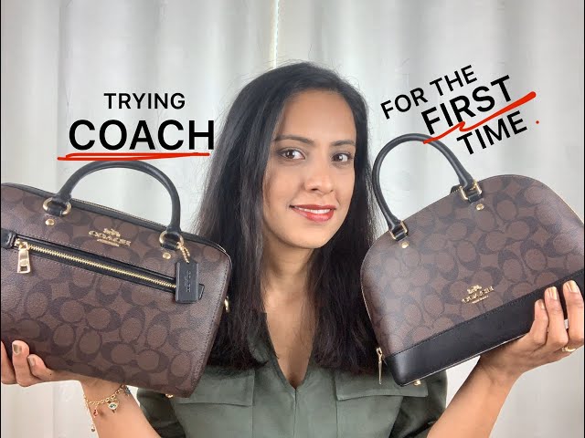 Mini SIERRA & ROWAN satchel from COACH | First Impression with MOD shots!