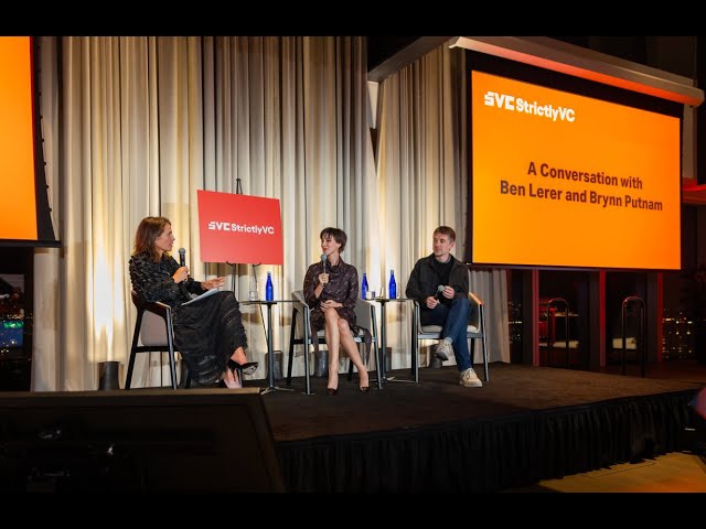 A Conversation with Ben Lerer and Brynn Putnam at Strictly VC NYC 2024