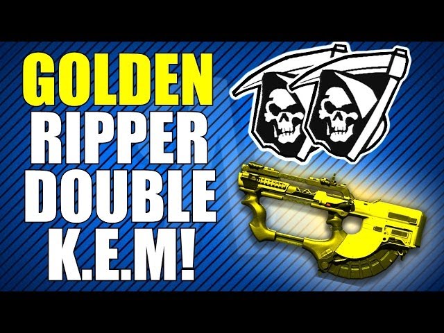 COD Ghosts: Golden Ripper Double KEM Strike!