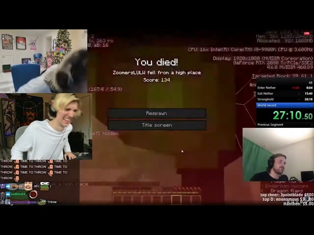 xqc same reaction LULW (forsen)